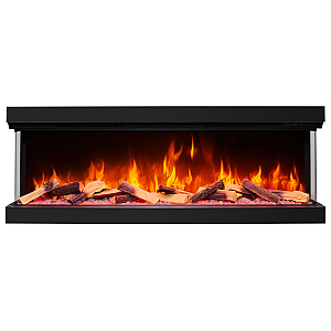 Електрокамін ArtiFlame AF60TS – тристоронній, 150 см, з 3D-ефектом полум’я, обігрівом і Wi-Fi