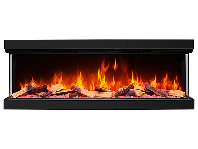 Електрокамін ArtiFlame AF60TS – тристоронній, 150 см, з 3D-ефектом полум’я, обігрівом і Wi-Fi