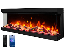 Електрокамін ArtiFlame AF60TS – тристоронній, 150 см, з 3D-ефектом полум’я, обігрівом і Wi-Fi - 3-3M
