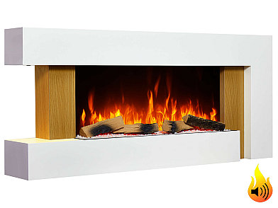Электрокамин ArtiFlame Fjord AF52 – с 3D-эффектом пламени, обогревом и Wi-Fi