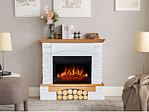 Електрокамін ArtiFlame Roxwell AF23S – дуб, вільностоячий, з обрамленням із МДФ, реалістичним ефектом полум’я, LED-підсвічуванням і обігрівом - 6-6M