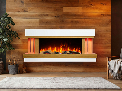 Электрокамин ArtiFlame Sogne AF52 – с 3D-эффектом пламени, обогревом и Wi-Fi