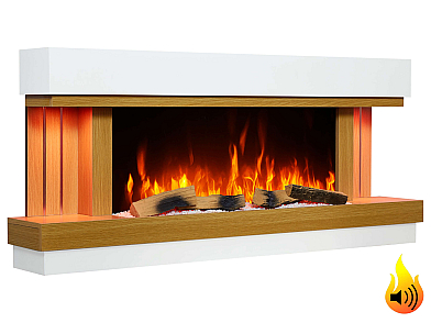 Электрокамин ArtiFlame Sogne AF52 – с 3D-эффектом пламени, обогревом и Wi-Fi